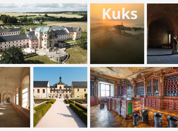 Pohlednice hospital Kuks